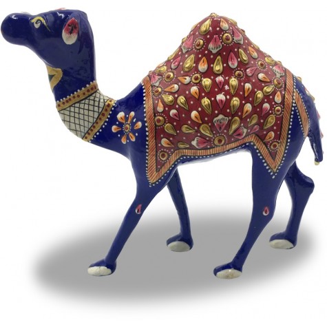 Camel Rajasthan Handmade and Colored in Metal - Corporate Gift Handicrafts