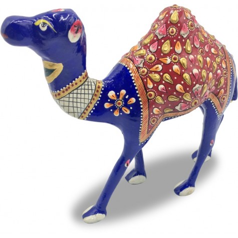 Camel Rajasthan Handmade and Colored in Metal - Corporate Gift Handicrafts