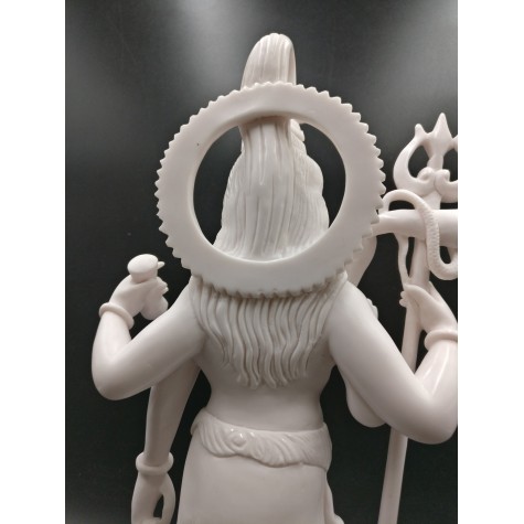 Shiva Standing Statue in Marble - Lord Shiva Majestic Figurine Indian Religious Gift Item