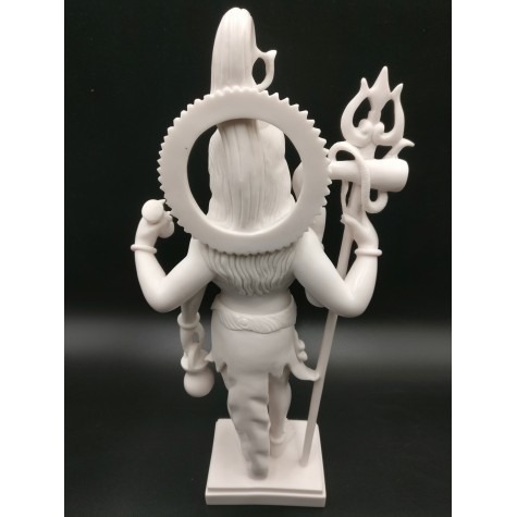 Shiva Standing Statue in Marble - Lord Shiva Majestic Figurine Indian Religious Gift Item