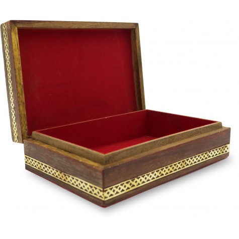 Marble Jewelry Boxes with Horse Painting using Crushed Gemstone art on wood - Gift a Jewelry Marble Box in Wooden Frame 