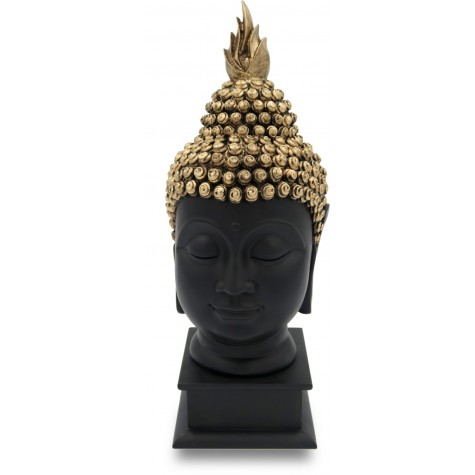 Buddha Serene Face Handmade in Polyresin - Resin Idols of Buddha Face Buddha Serene Face Handmade in Polyresin - Resin Idols of Buddha Face