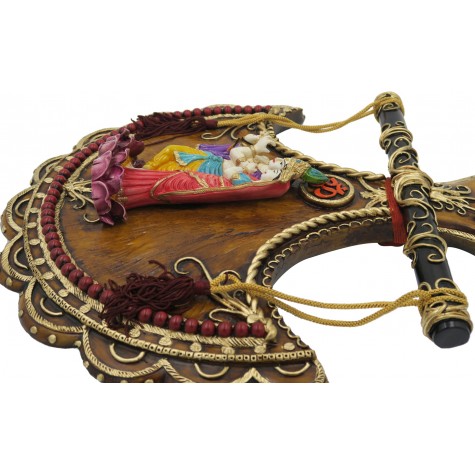 Radhe Krishna Wall Hanging Handmade with Polyresin - Radha Krishna Jodi Resin Wall Hanging