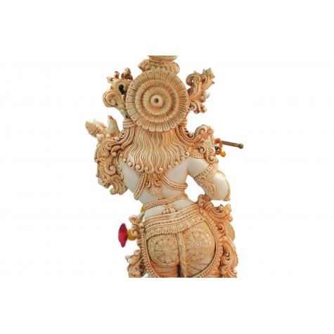 Krishna Handmade Statue Made of Polyresin - 29 inches tall - Indian Handicrafts - Krsna Series