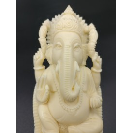 Ganesh statue in polyresin 4.5 inches - Ganesha idols, Ganpati figurines and carvings handmade - Indian handicrafts
