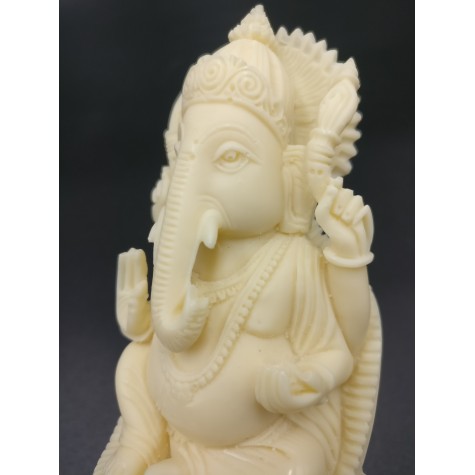 Ganesh statue in polyresin 4.5 inches - Ganesha idols, Ganpati figurines and carvings handmade - Indian handicrafts