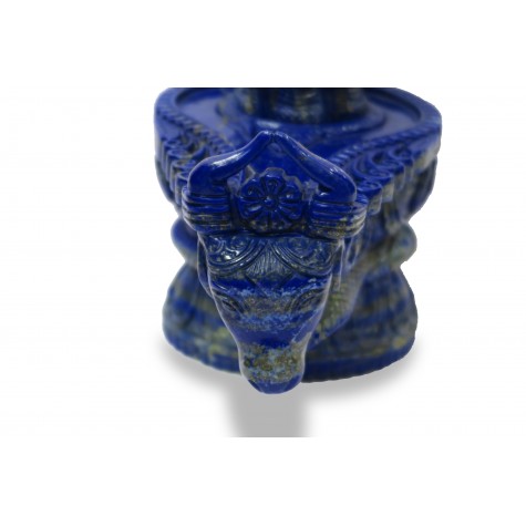 Shiv Linga in Lapis Lazuli Stone