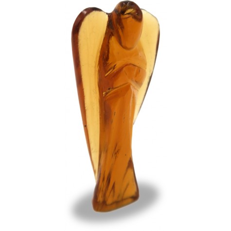 Red Jasper Angel, Handmade in semi precious stone, pocket angel