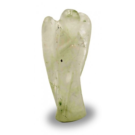 Spathik Angel - Pocket Angel made in semi precious Spathik Crystal Stone symbolic of peace, Quartz Spathik Stone Gift Angel 