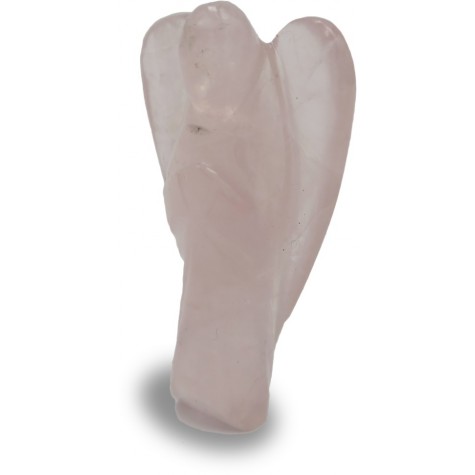 Rose Quartz Angel - Pocket size Angel made in semi precious stone Rose Quartz - Gift an angel