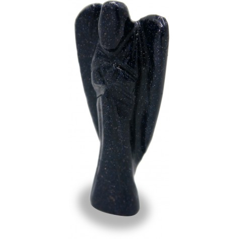 Cat Eye Stone Angel - Pocket size Angel made in semi precious gemstone Cat Eye - Gift an Angel