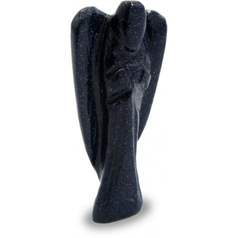 Cat Eye Stone Angel - Pocket size Angel made in semi precious gemstone Cat Eye - Gift an Angel