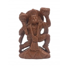 Lord Hanuman handmade in Sandstone - Monkey God Bajrang Bali statue