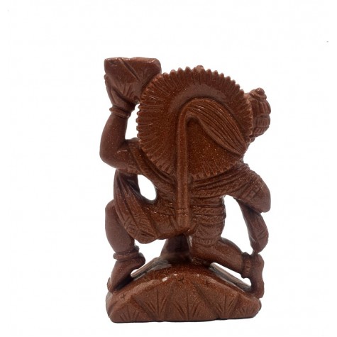 Lord Hanuman handmade in Sandstone - Monkey God Bajrang Bali statue