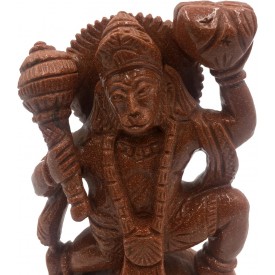 Lord Hanuman handmade in Sandstone - Monkey God Bajrang Bali statue