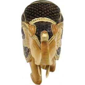 Elephant Jhuldaar Design in Wood - Handicraft Elephant in Wood from India