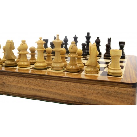 Classic Chess Set made in Wood with Magnetic Board - Buy Chess Set Online