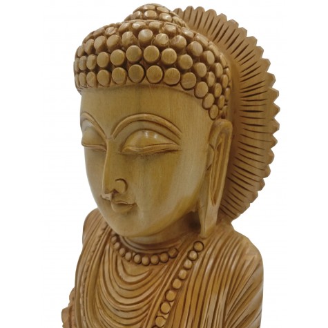 Buddha bust beautifully hand carved in wood 8.5 inches - Buddah statue, Zen decor, Gautam Buddha handmade figurine Buddha bust beautifully hand carved in wood 8.5 inches - Buddah statue, Zen decor, Gautam Buddha handmade figurine