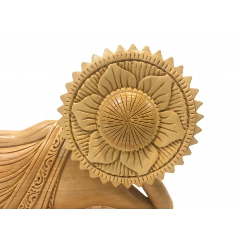 Buddha Statue Parinirvana specially carved in wood 10 inches - Buddha idols and figurine hand carved in wood - Indian handicrafts Buddha Statue Parinirvana specially carved in wood 10 inches - Buddha idols and figurine hand carved in wood - Indian handicrafts