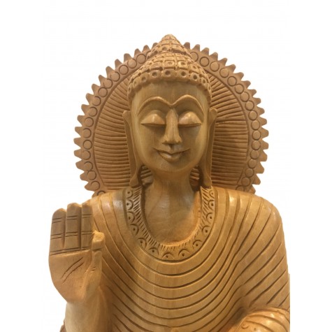 Buddha statue sitting in meditation with a smile in wood 10 inches - Buddha idols and figurine hand carved in wood - Zen decor, Buddah idols Buddha statue sitting in meditation with a smile in wood 10 inches - Buddha idols and figurine hand carved in wood - Zen decor, Buddah idols