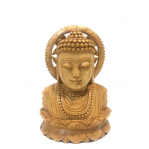 Buddha bust beautifully hand carved in wood 7 inches - Buddah statue, Zen decor, Gautam Buddha handmade figurine Buddha bust beautifully hand carved in wood 7 inches - Buddah statue, Zen decor, Gautam Buddha handmade figurine
